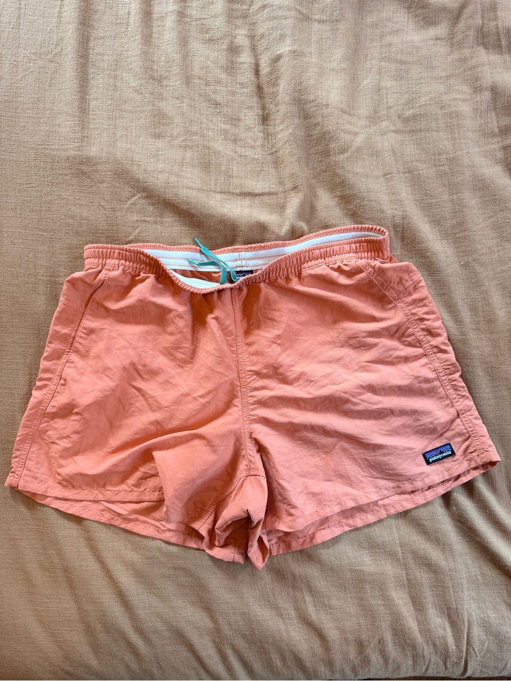 Patagonia Women’s Coral Pink Elastic Waist Shorts